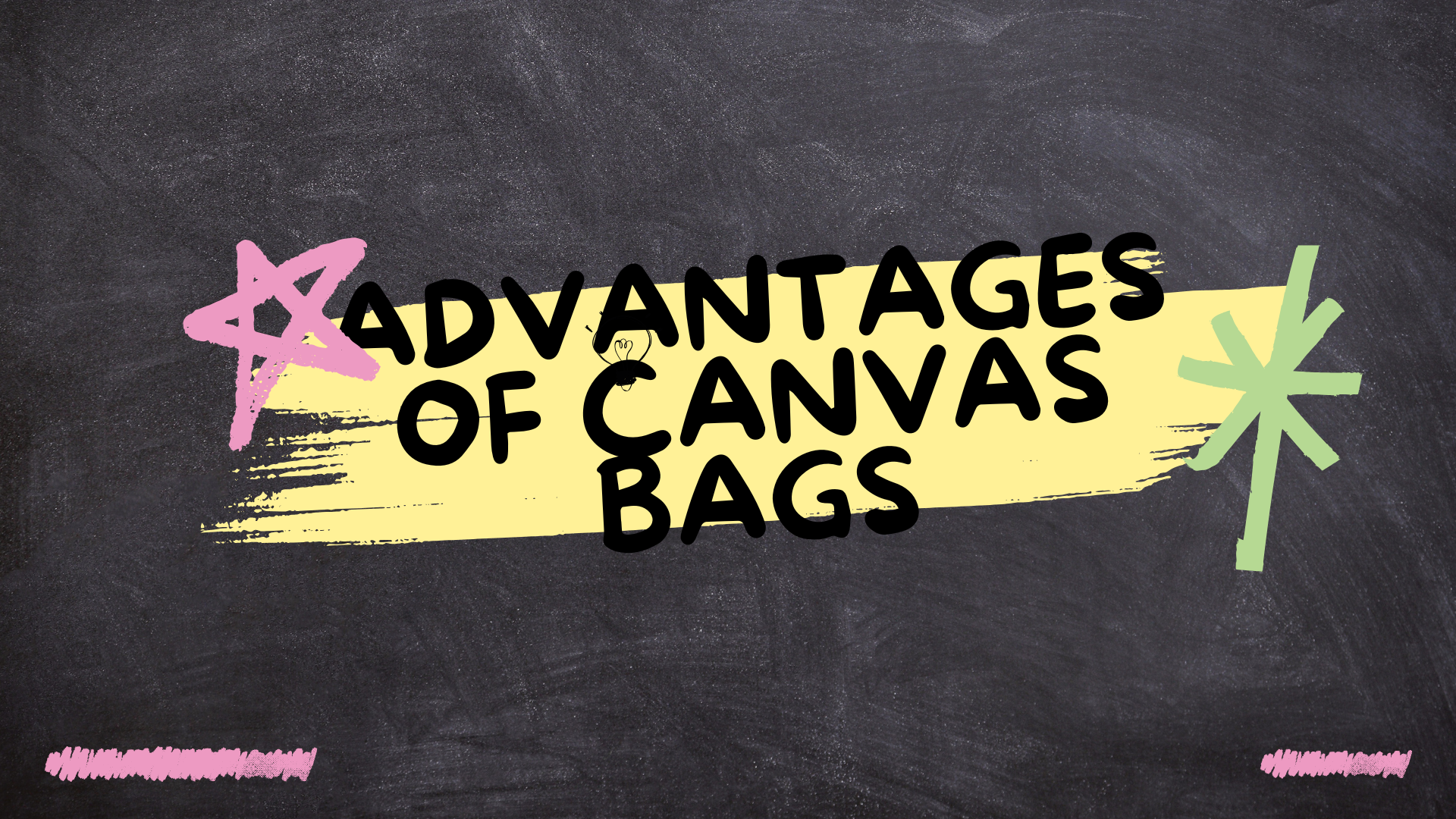 Advantages of canvas bags
